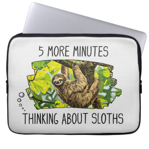 Funny Sloth Laptop Sleeve