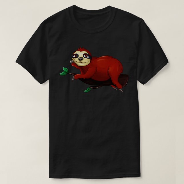 Funny Sloth Laziness Chill T-Shirt (Design Front)