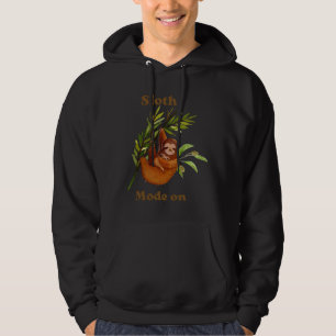 Funny Sloth Mode On Active Hoodie
