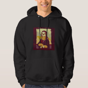 Funny Sloth Monalisa Hoodie