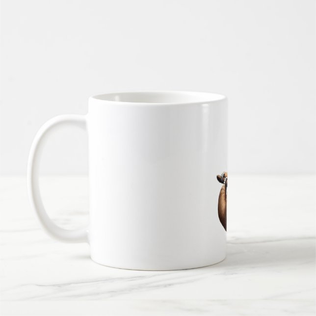 Funny Sloth on a Tree � Just Make It to Friday Cla Coffee Mug (Left)