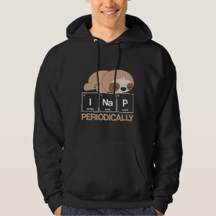 Funny Sloth Periodic Table Science Hoodie