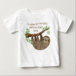 Funny sloth rather be hanging | Sloth lover Baby T-Shirt<br><div class="desc">A perfect gift for your niece/nephew/child. Adorable sloth rather be hanging with you.</div>