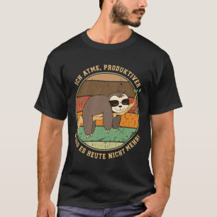 Funny Sloth Saying I Breathe It Doesn Get More Pro T-Shirt