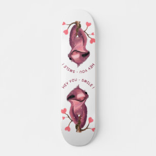 Funny Sloth Skateboard Smile - Custom Text