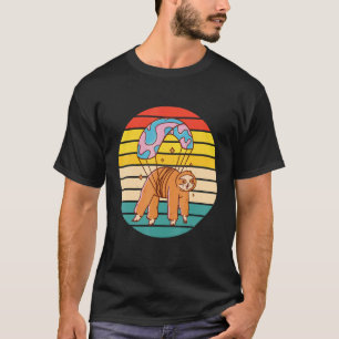 Funny Sloth Sky Diving T-Shirt