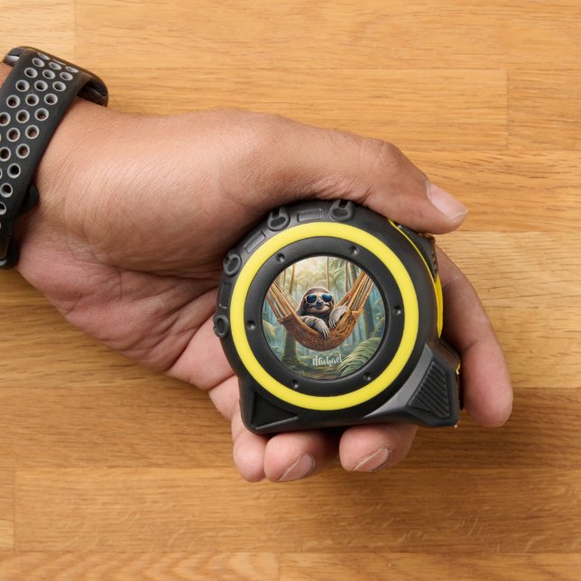 Funny sloth with sunglasses in a hammock  1 (Home)