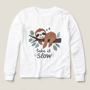 Funny sloth word art unisex