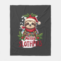 Funny Sloth Xmas Lights Merry Slothmas Sloth Chris