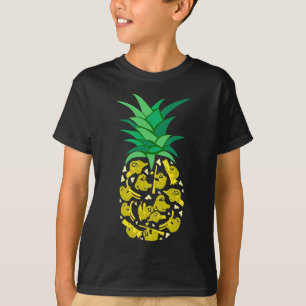 Funny Sloths Building a Pineapple Fruit T-Shirt