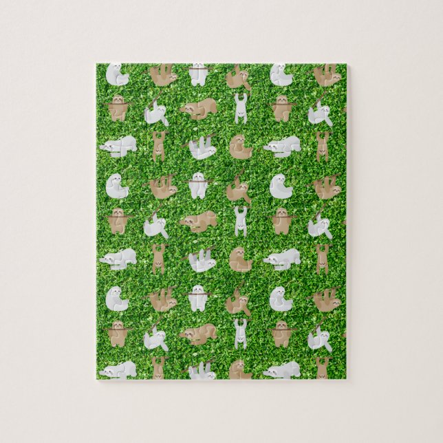 funny sloths jigsaw puzzle (Vertical)