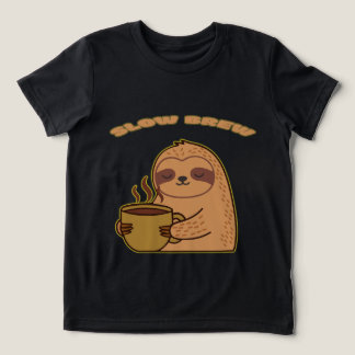 Funny Slow Brew Sloth Shirt