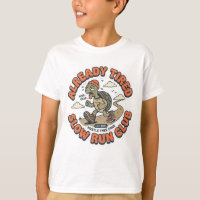 Funny Slow Run Club Vintage Turtle