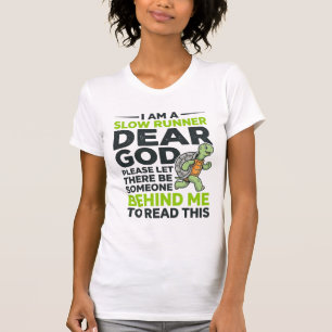 Funny Slow Runner Turtle Quote Vintage Engraving D T-Shirt
