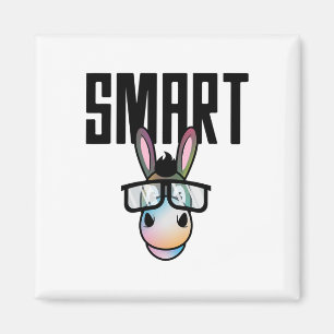 Funny Smart Donkey Horseback Riding Lover Gift For Magnet