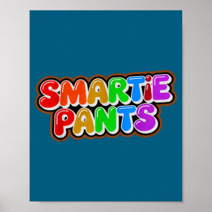 Funny Smartie Pants Squad Smarty Educational Poster