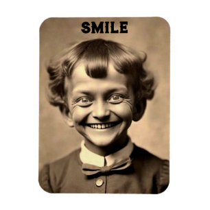 Funny "Smile" Magnet