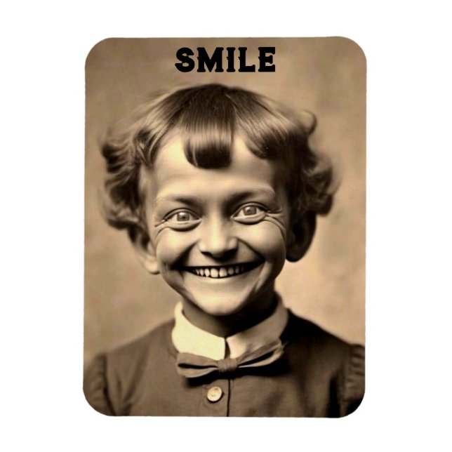 Funny "Smile" Magnet (Vertical)