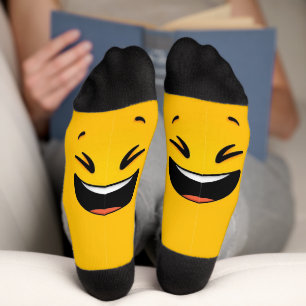Funny smiley fa socks
