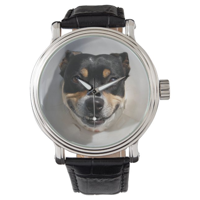 Funny smiling dog watch (Front)