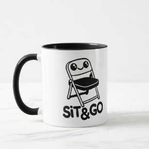 Funny Smiling Folding Chair Sit & Go Mug