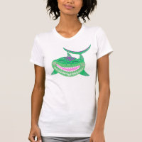 Funny Smiling Shark Cute Boho Kawaii Sea Animal