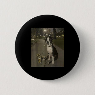 Funny Smoking Dog Meme Cigarette Gen Z Meme Dog Lo 6 Cm Round Badge