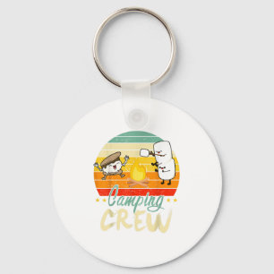 Funny Smore Camping Crew Family Camper Kid Boy Wom Key Ring