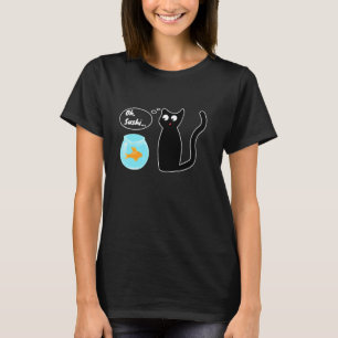 Funny Snaccidents Happen  Oh Sushi Cat Goldfish Gl T-Shirt