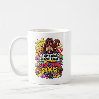 Funny Snack Lover Temptation Quote Coffee Mug