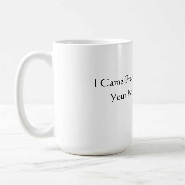 Funny Snacks Mug (Left)