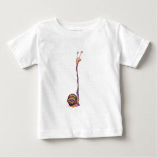 Funny Snail Baby T-Shirt