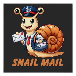 funny snail mail t-shirts   Snail Lover Poster