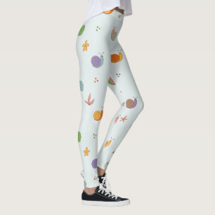 Funny snails leggings