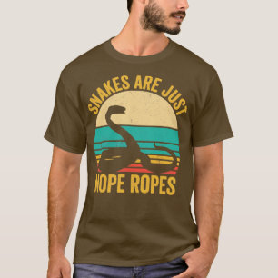 Funny Snake Are Just Nope Ropes Retro T-Shirt