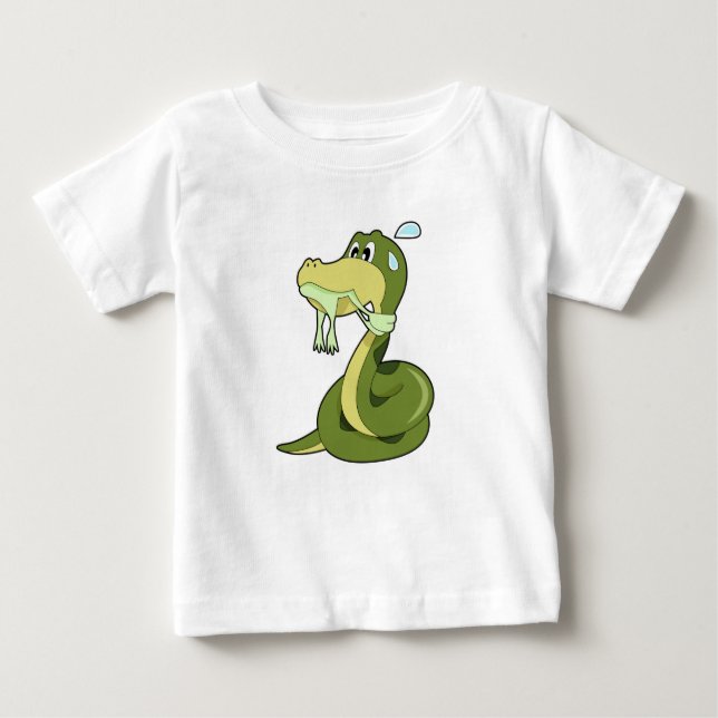 Funny Snake Baby T-Shirt (Front)