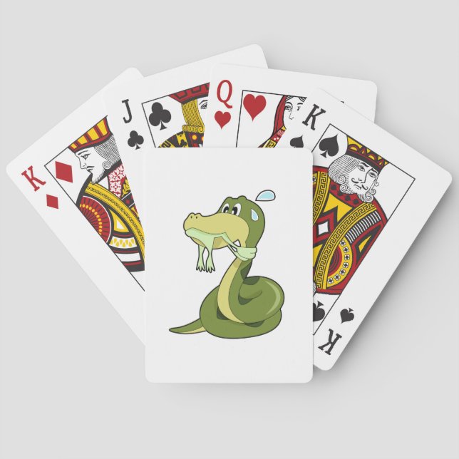 Funny Snake Playing Cards (Back)