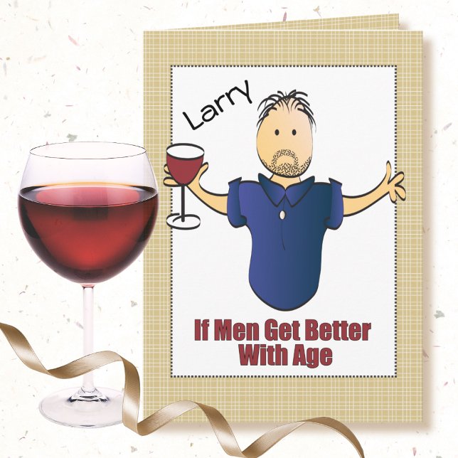 Funny Snarky Birthday Card for Mature Man (Creator Uploaded)