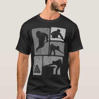 Funny Snooker Billiard Player Eight Ball Pool Play T-Shirt