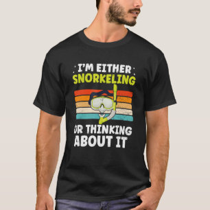 Funny Snorkelling Dive Design For Snorkeler Cool S T-Shirt