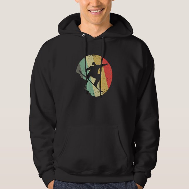 Funny Snowboarding Art For Men Women Snowboarder S Hoodie (Front)