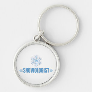Funny Snowflake Key Ring