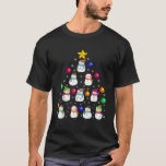 Funny Snowman Christmas Tree  Ornament Decor Gift  T-Shirt<br><div class="desc">Funny Snowman Christmas Tree  Ornament Decor Gift</div>