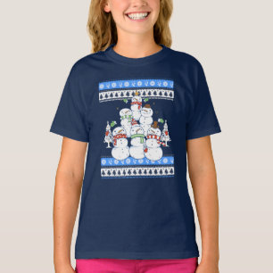 Funny Snowman Christmas Tree T-Shirt