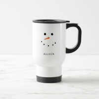 Funny Snowman Face Personalized