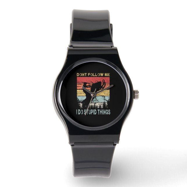 Funny Snowmobiling Watch (Front)