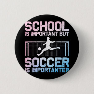 Funny Soccer Art For Boys Girls Men Women Gag Socc 6 Cm Round Badge