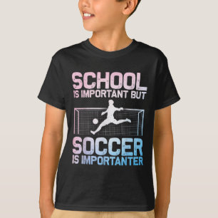 Funny Soccer Art For Boys Girls Men Women Gag Socc T-Shirt