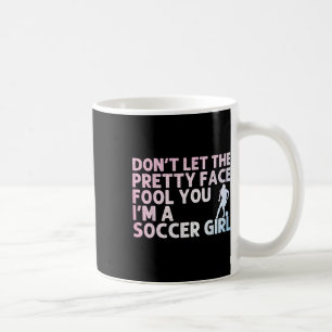 Funny Soccer Art For Girls Women Soccer Lover Socc Coffee Mug