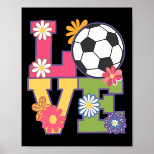 Funny Soccer Art For Women Girls Soccer Player Soc Poster